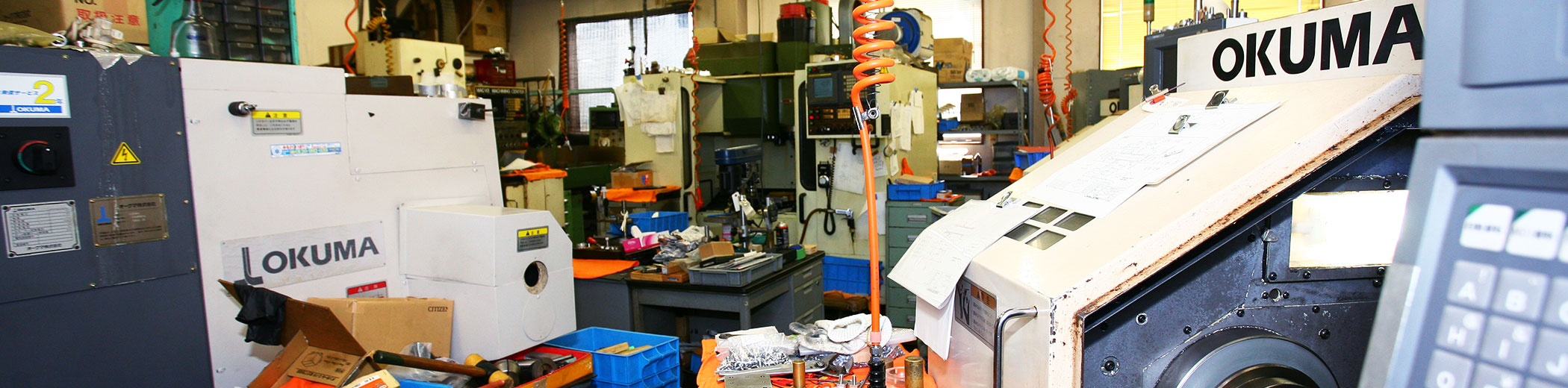 東京都東村山市にある超精密金属部品の加工屋 株式会社マルトミ精密の設備紹介